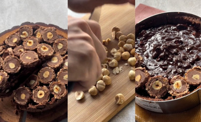 Torta Ferrero Rocher: Dokonalá kombinácia čokolády, lieskových orieškov a vína