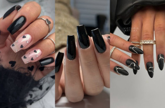 Čierne gélové nechty: Páči sa vám táto nadčasová elegancia? Tu sú trendy inšpirácie!