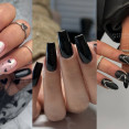 Čierne gélové nechty: Páči sa vám táto nadčasová elegancia? Tu sú trendy inšpirácie!