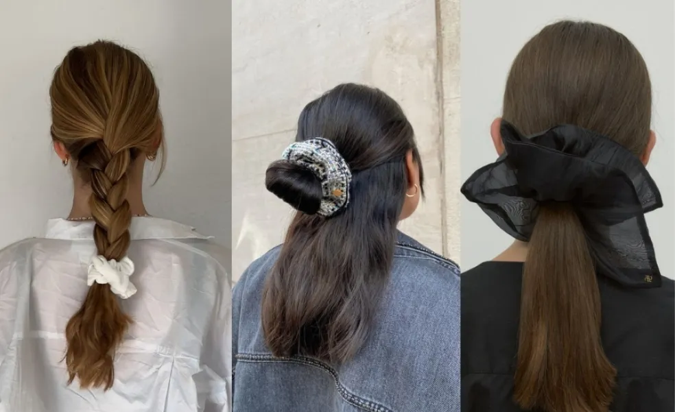 Účesy so scrunchie gumičkou