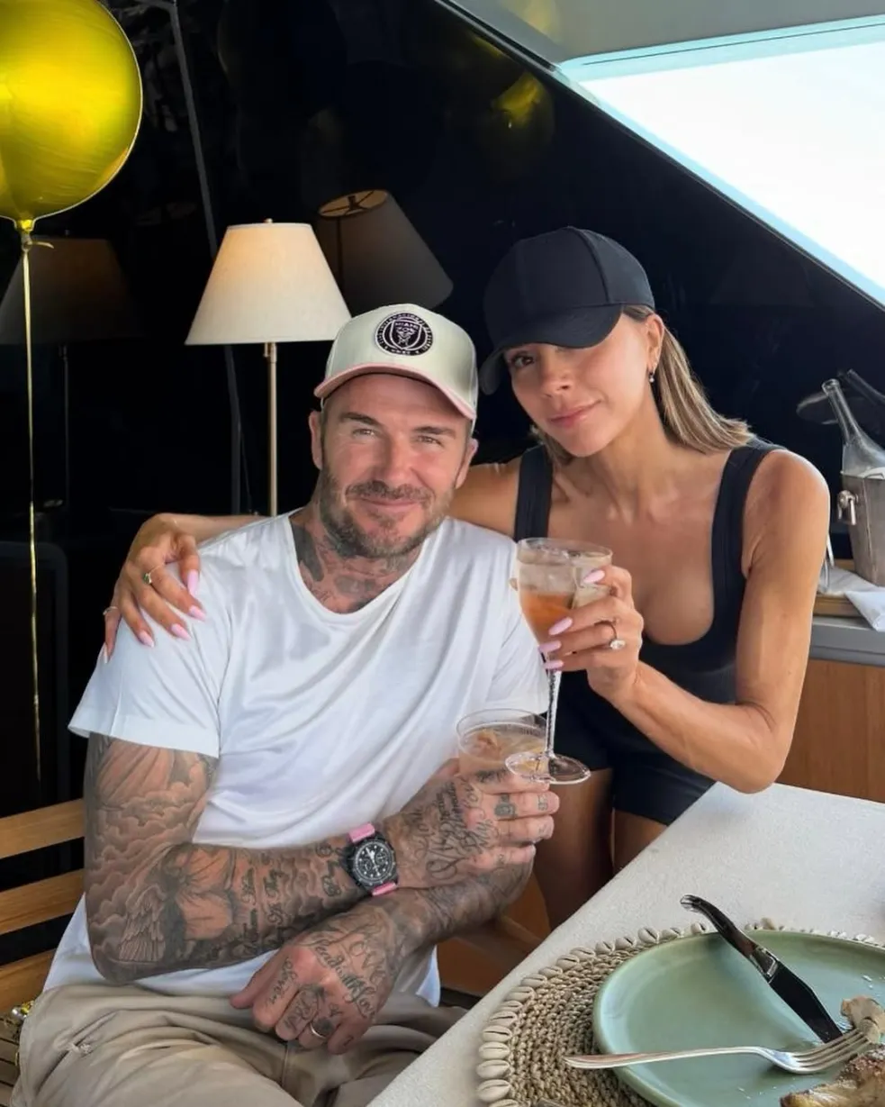 Victoria a David Beckham