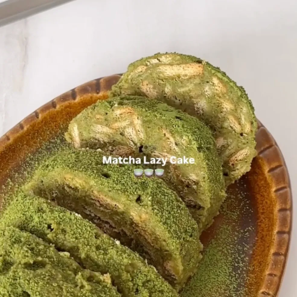 dezerty z matcha čaju