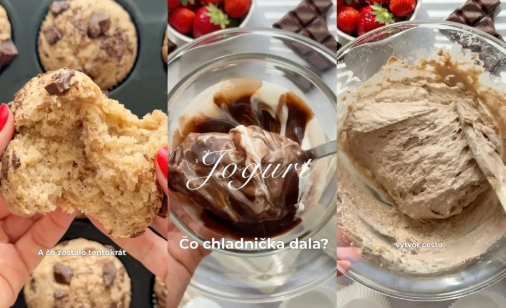jogurtové muffiny recept