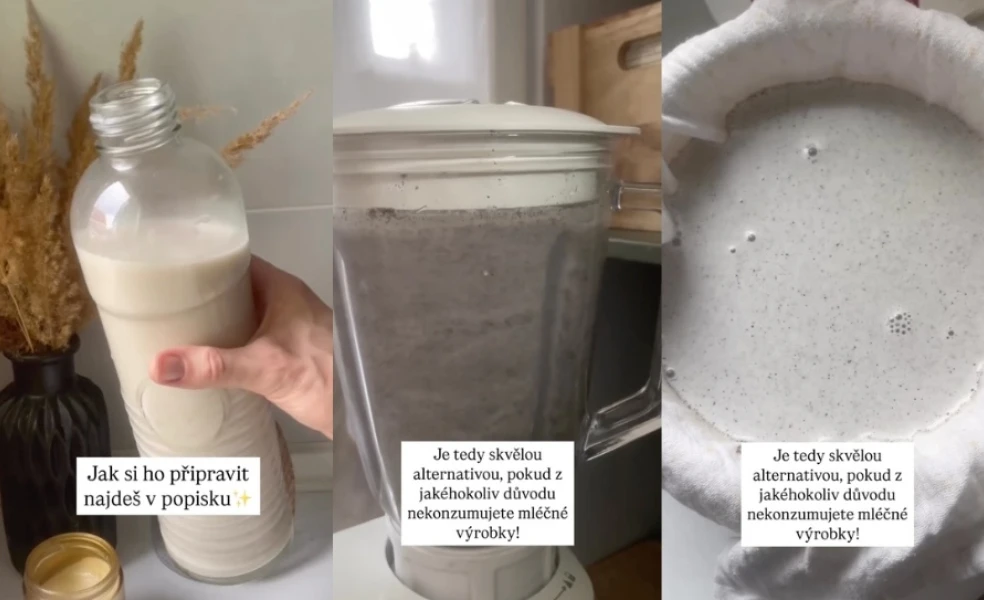 makové mlieko recept