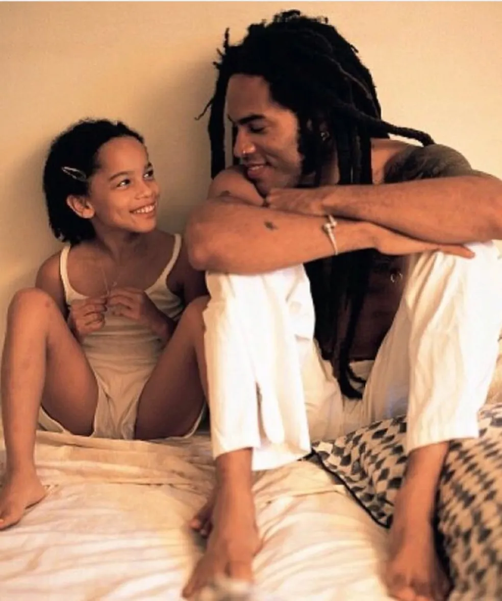 Zoë Kravitz a Lenny Kravitz