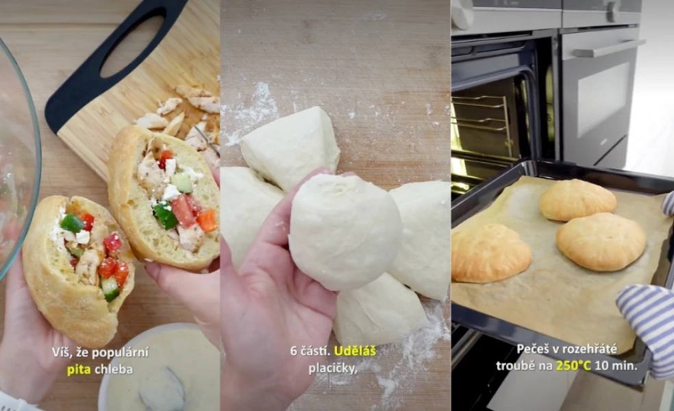 pita chlieb recept