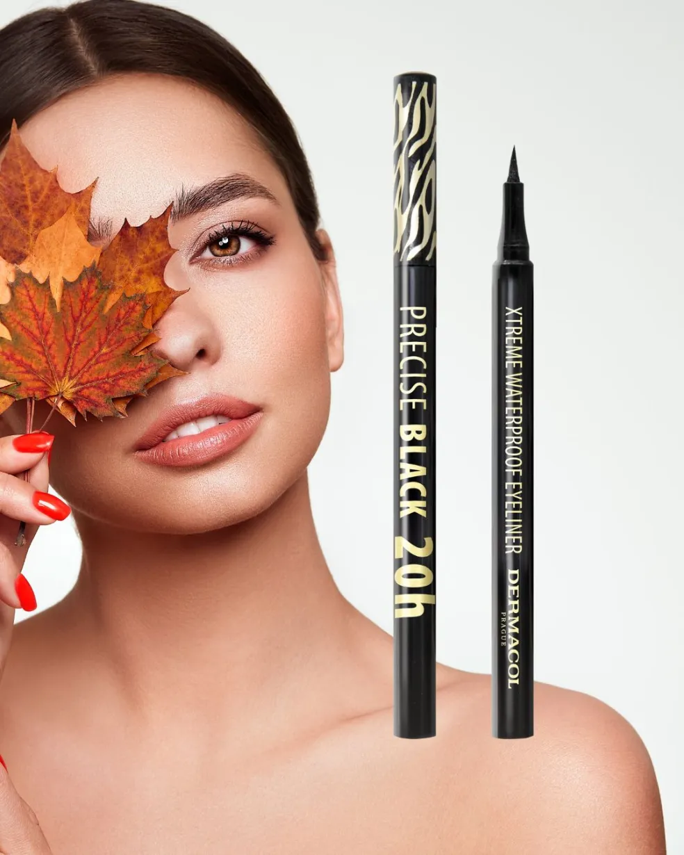 Extrémne vodoodolná linka na oči Precise Black 20H, Dermacol 