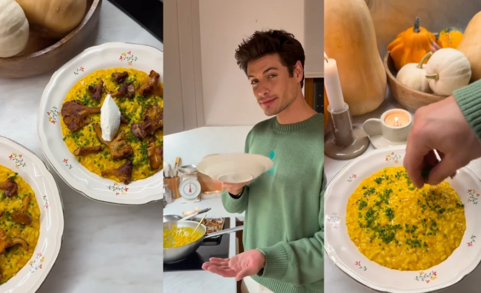 recept na krémové tekvicové rizoto