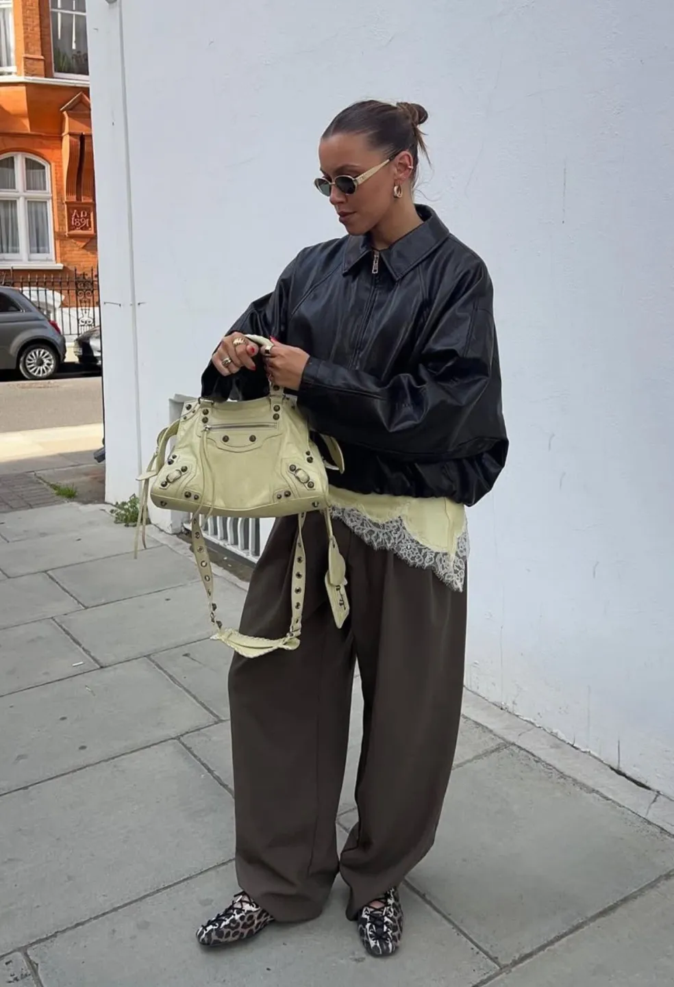 kožená bunda trendy