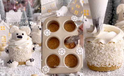 Rozprávkový zimný recept: Nepečené polárne medvede z kokosového krému