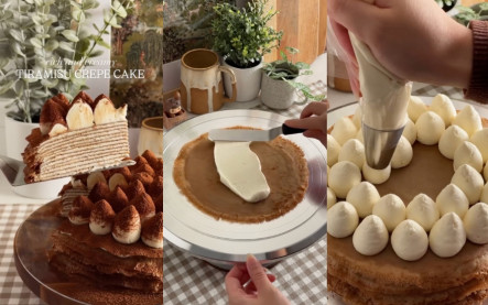 Tiramisu palacinková torta