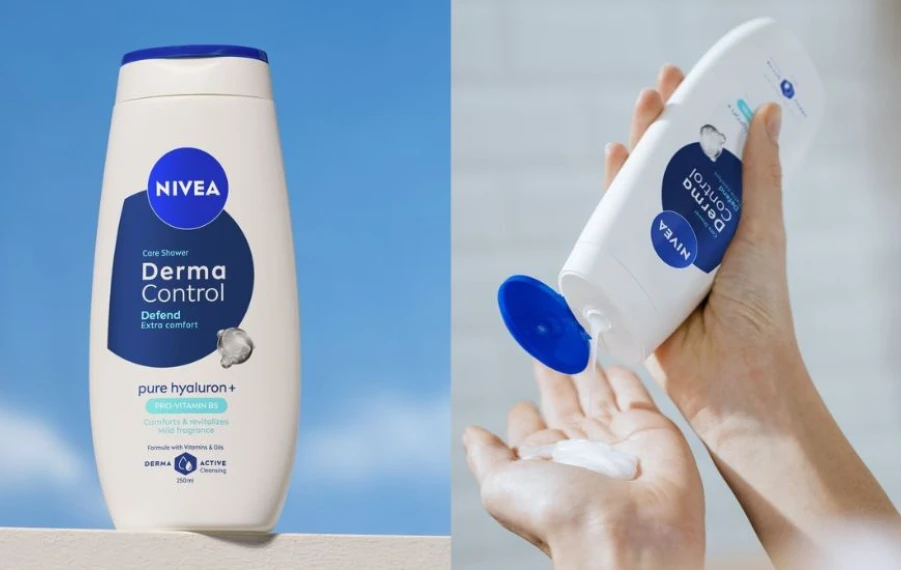 Skinifikácia tela nivea derma control