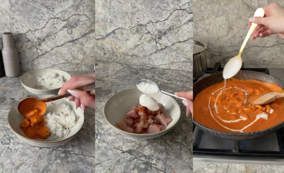 recept na butter chicken