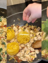 Zdravé a chutné: 30-minútové krémové cestoviny s kuracím mäsom a špenátom