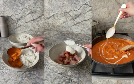 recept na butter chicken