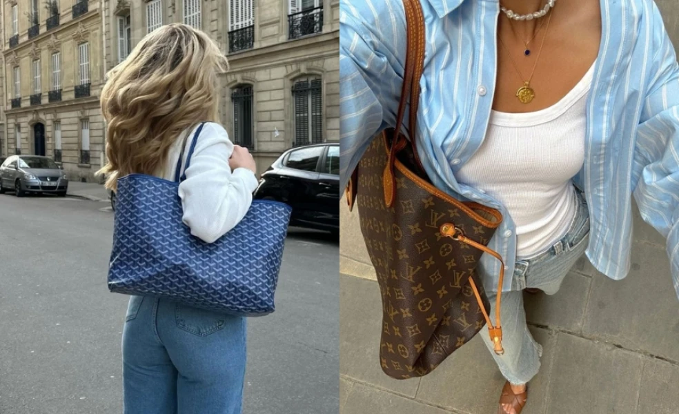 Neverfull vs Goyard