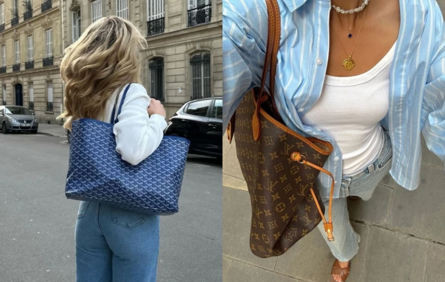 Neverfull vs Goyard