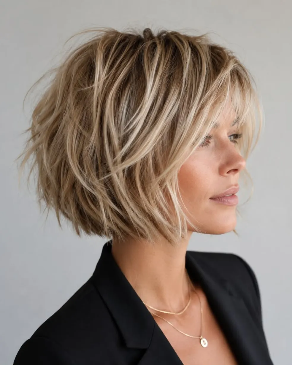 blunt bob pre jemné a riedke vlasy
